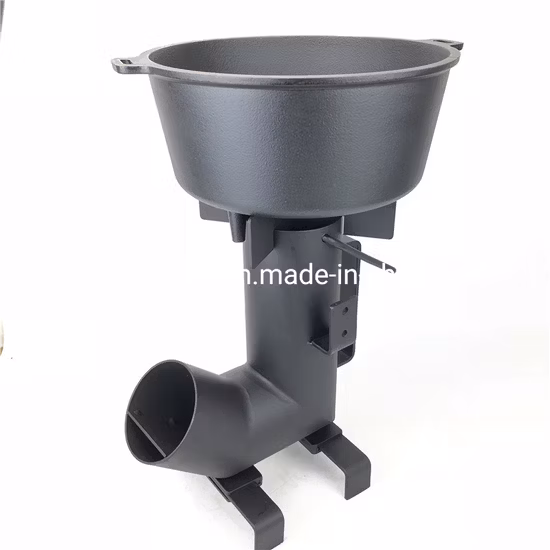 Carbon Steel Folding Wood Stove Camping Cooking Picnic Burning Rocket Stove