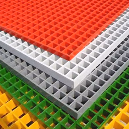 Grade de barra de aço de fibra de vidro de árvore FRP para cobertura de trincheira